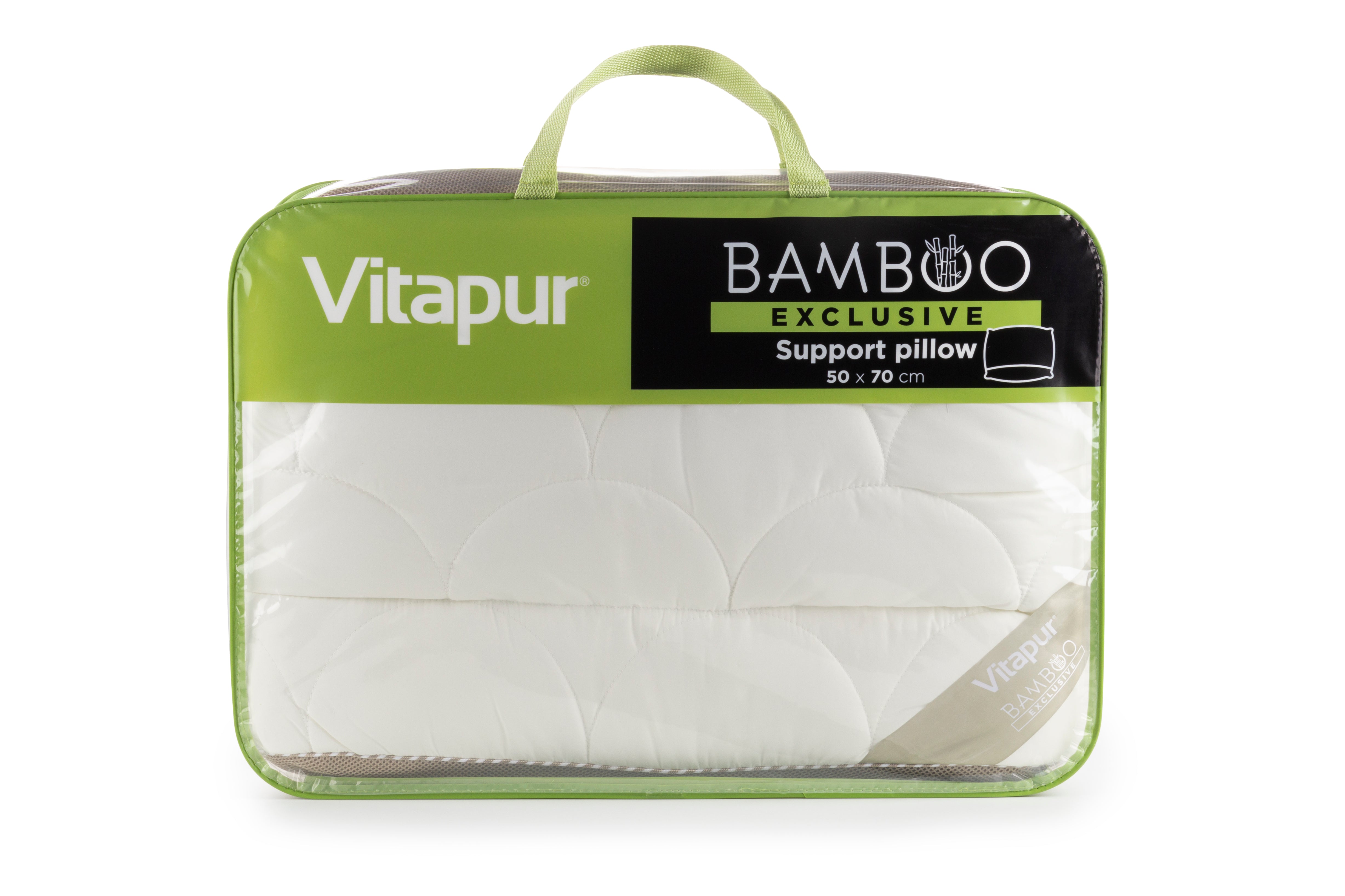 Vitapur Bamboe Exclusief Support kussen - 50x70 cm