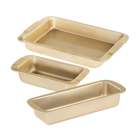 Baker Golden Bakvorm + 2 st. Cakevorm set