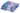 100% Katoenen Keukentextiel Set 6 stuks Kissing Couple Blauw