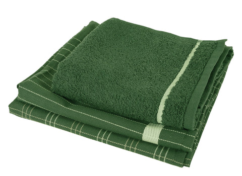 100% Katoenen Keukentextiel Mix&Match Jungle groen