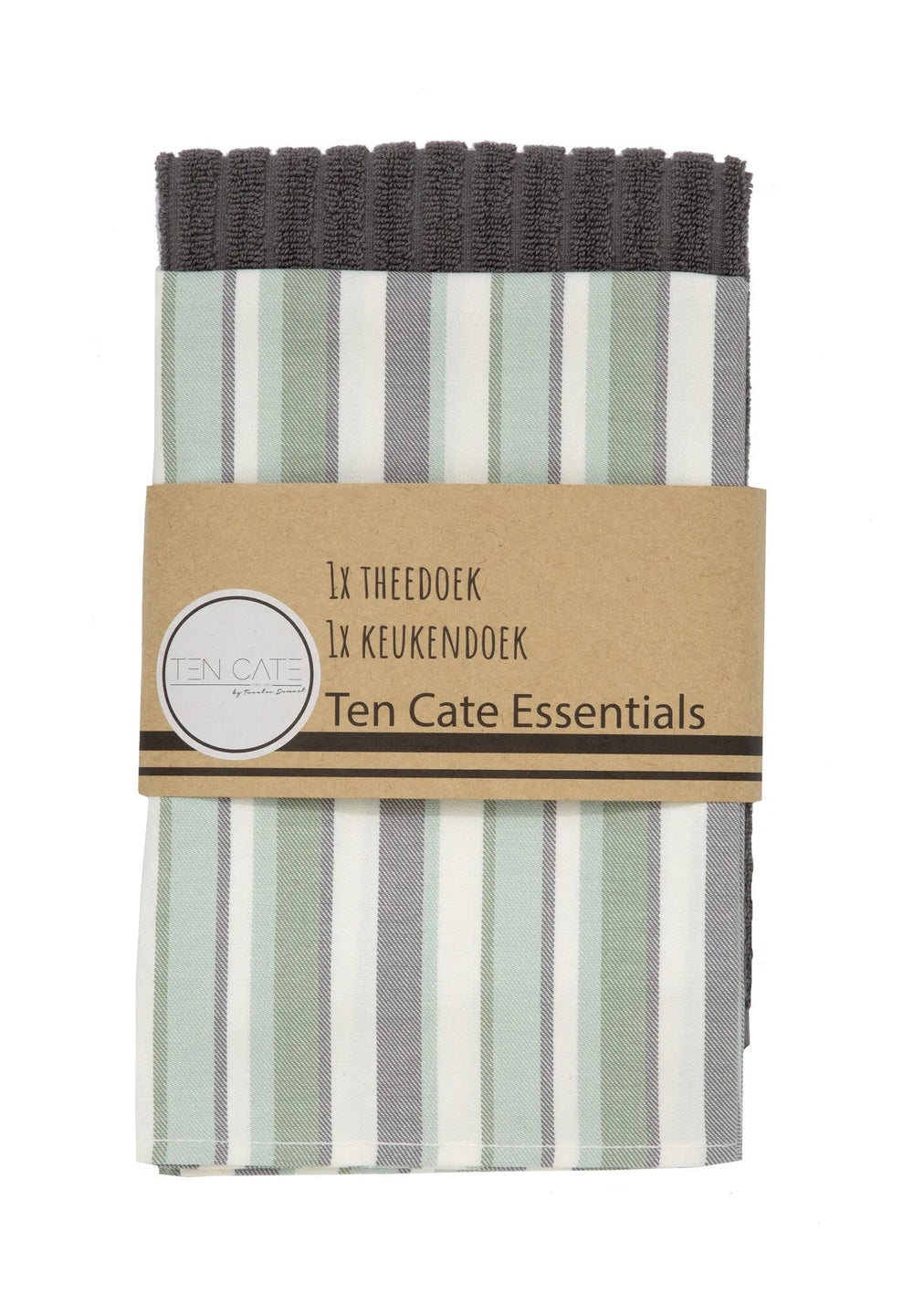 Essentials - Küchentuch-Set - Grau/Natur
