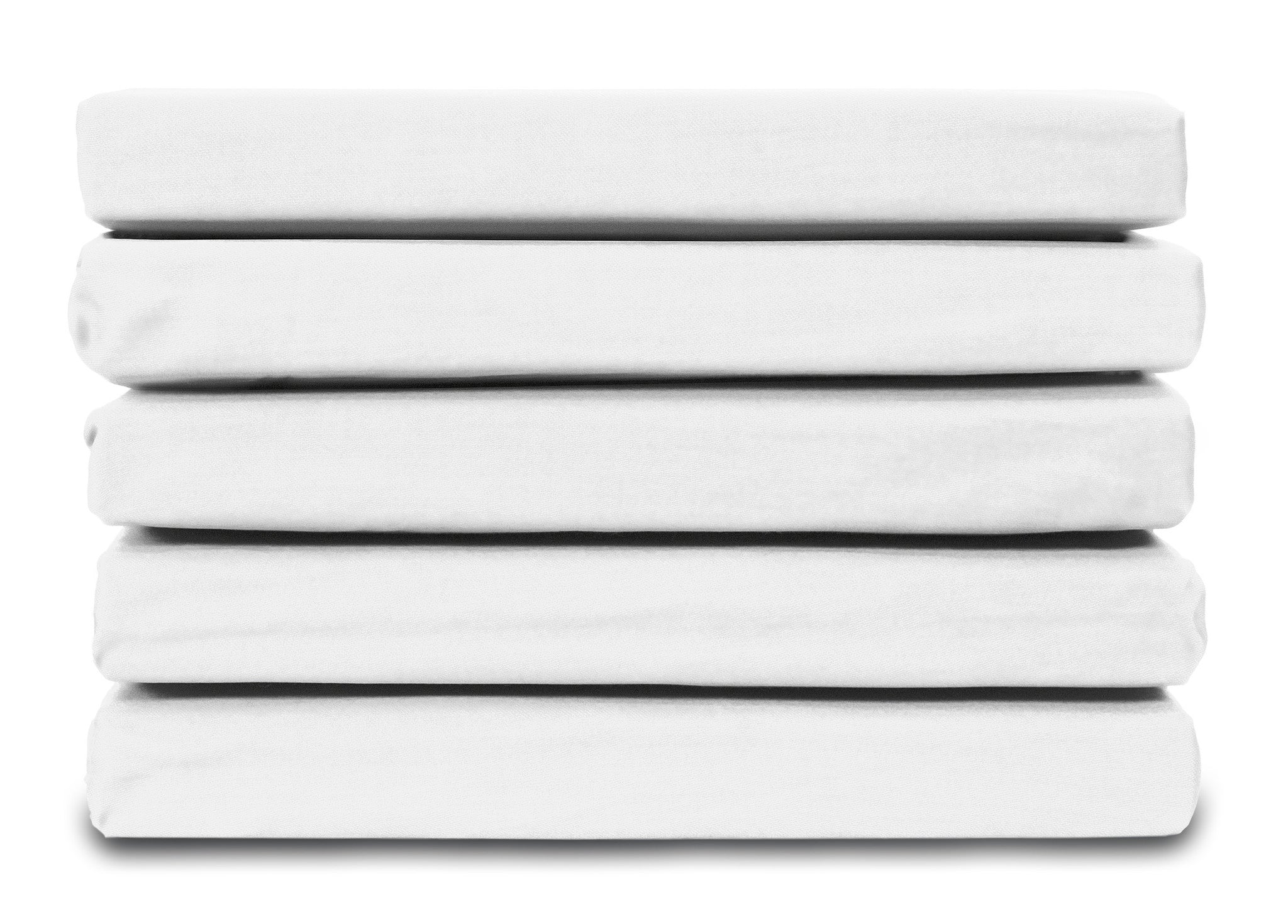100% Katoenen Jersey Hoeslaken - Wit