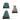 Solar Buitenlampionnen Corniche Beach - Set van 3 - Inclusief 3 Metalen Platen LUMIZ