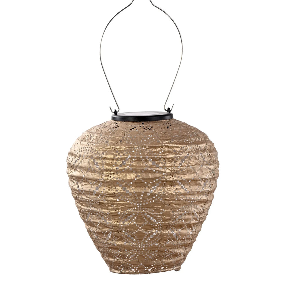 Solar Laterne Mandela Ballon – Gold