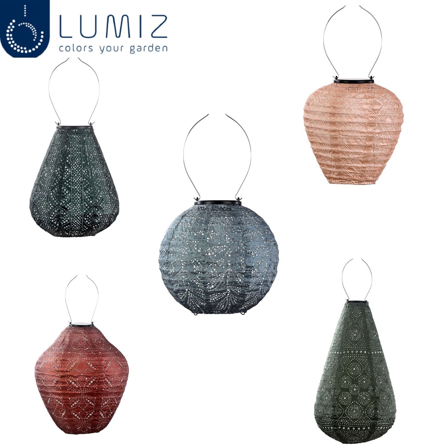 Solar Buitenlamp Botanico Set - 5 stuks