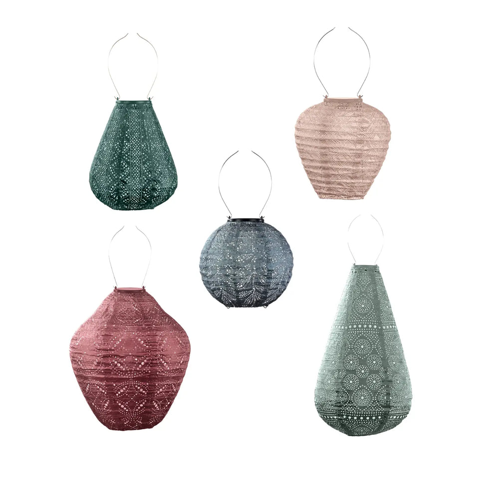 Solar-Außenlampe Botanico Set – 5 Stück