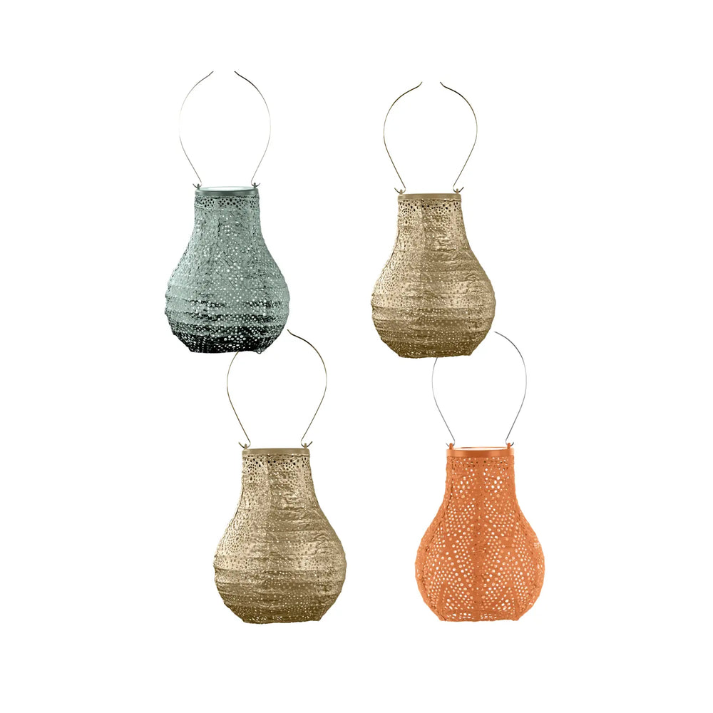 Solar Buitenlampionnen Bulb Set - 4 Stuks
