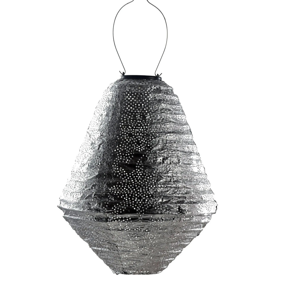 Solar Laterne Marrakesch Dose - Silber