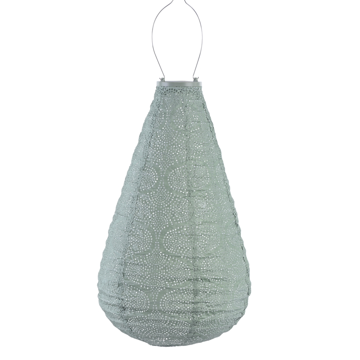 Solar Lampion Tigres Drop - 28 cm - Licht Groen