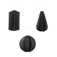 Buitenlamp Zwarte Set - 3 stuks