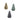 Solar Buitenlampionnen Drop Set - 3 Stuks LUMIZ