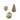 Solar Buitenlampionnen Golden Set - 3 Stuks LUMIZ