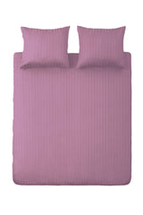 100% Katoensatijnen Dekbedovertrek - Paars