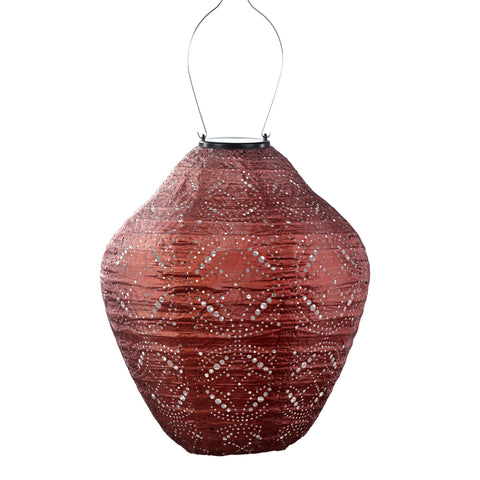 Solar Lampion Mandela Jar - 30 cm - Koper