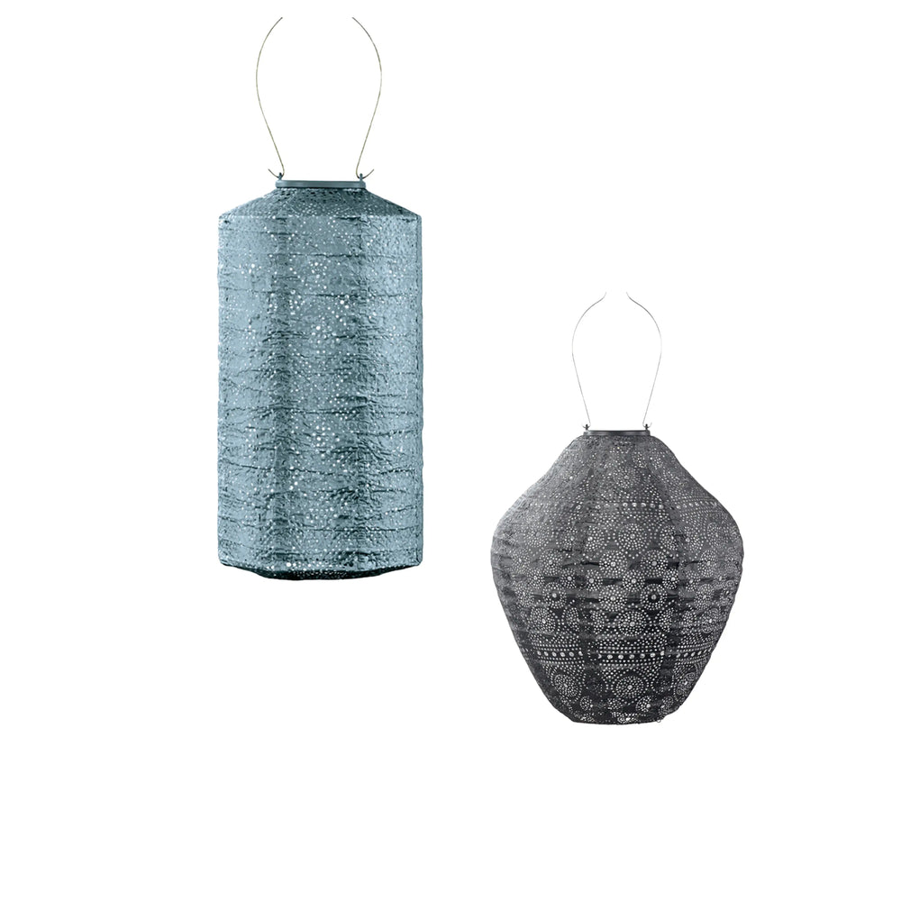 Solar Buitenlamp Passiebloem Set - 2 Stuks