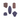 Lumiz Solar Buitenlampionnen Paris Set - 5 stuks