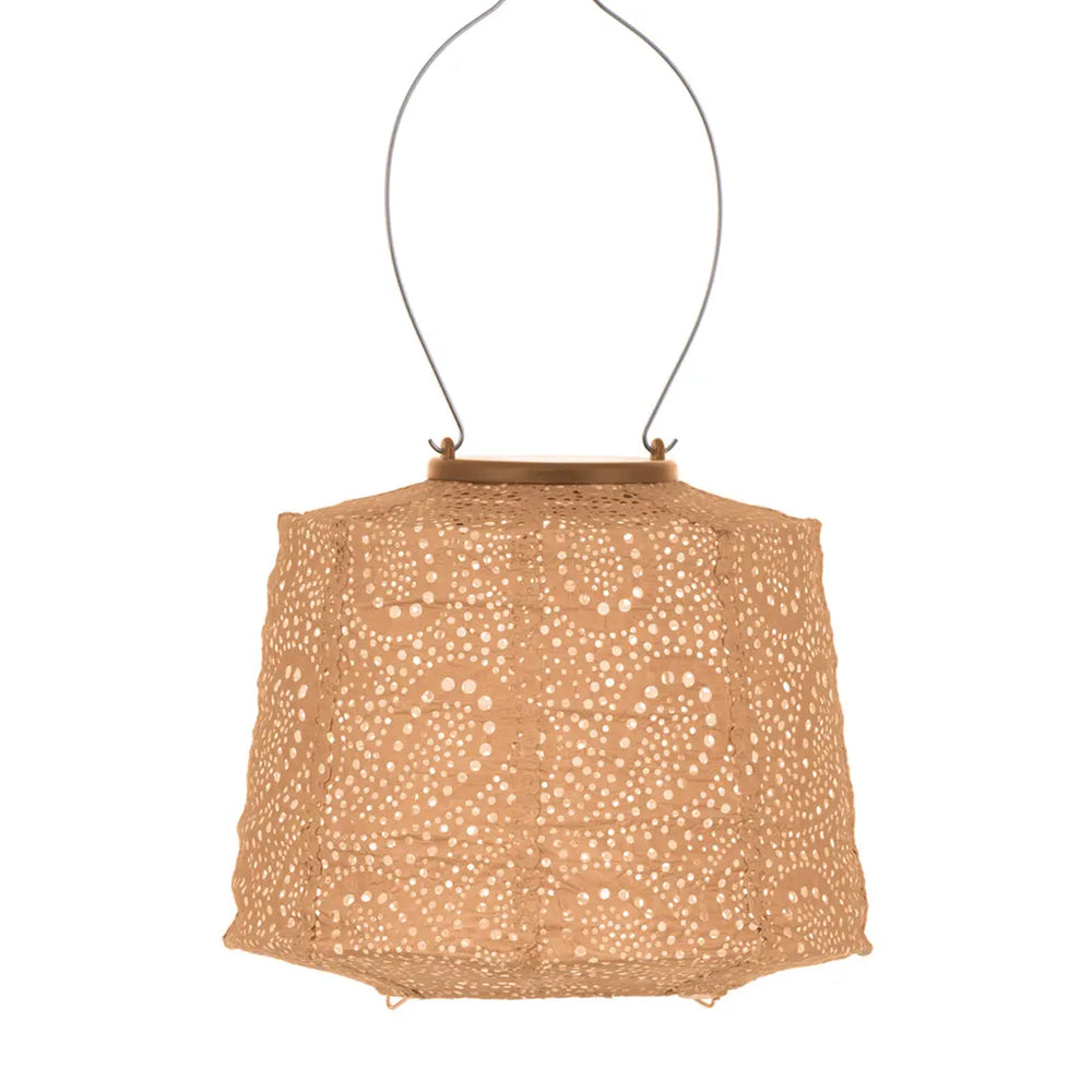 Solar Lampion Paisley Lampe - Aprikose