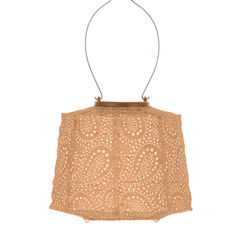 LUMIZ Solar Lampion Paisley Lamp - 20 cm - Abrikoos