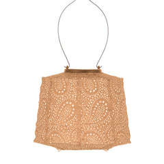 LUMIZ Solar Lampion Paisley Lamp - 20 cm - Abrikoos