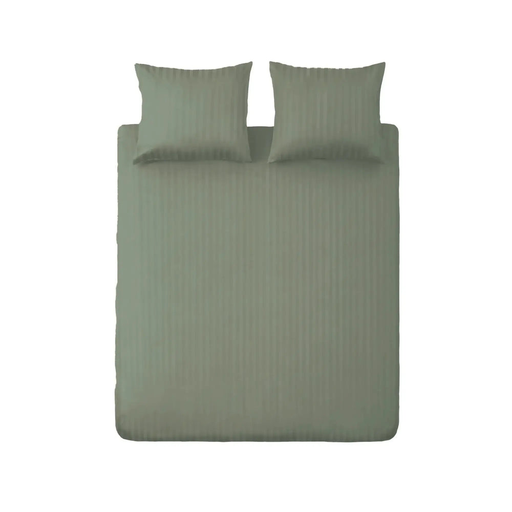 100% Baumwollsatin Einzelbett-Bettbezug – Grün