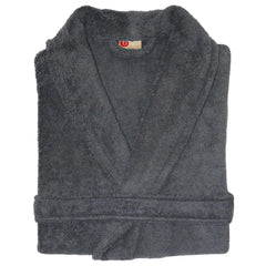 Cotton Bathrobe - Anthracite