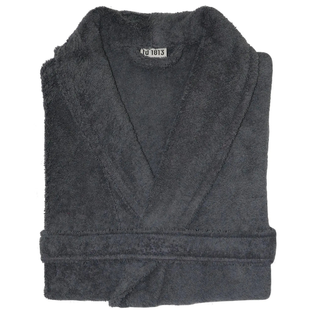 100 % Baumwollbademantel Alexis – Anthrazit