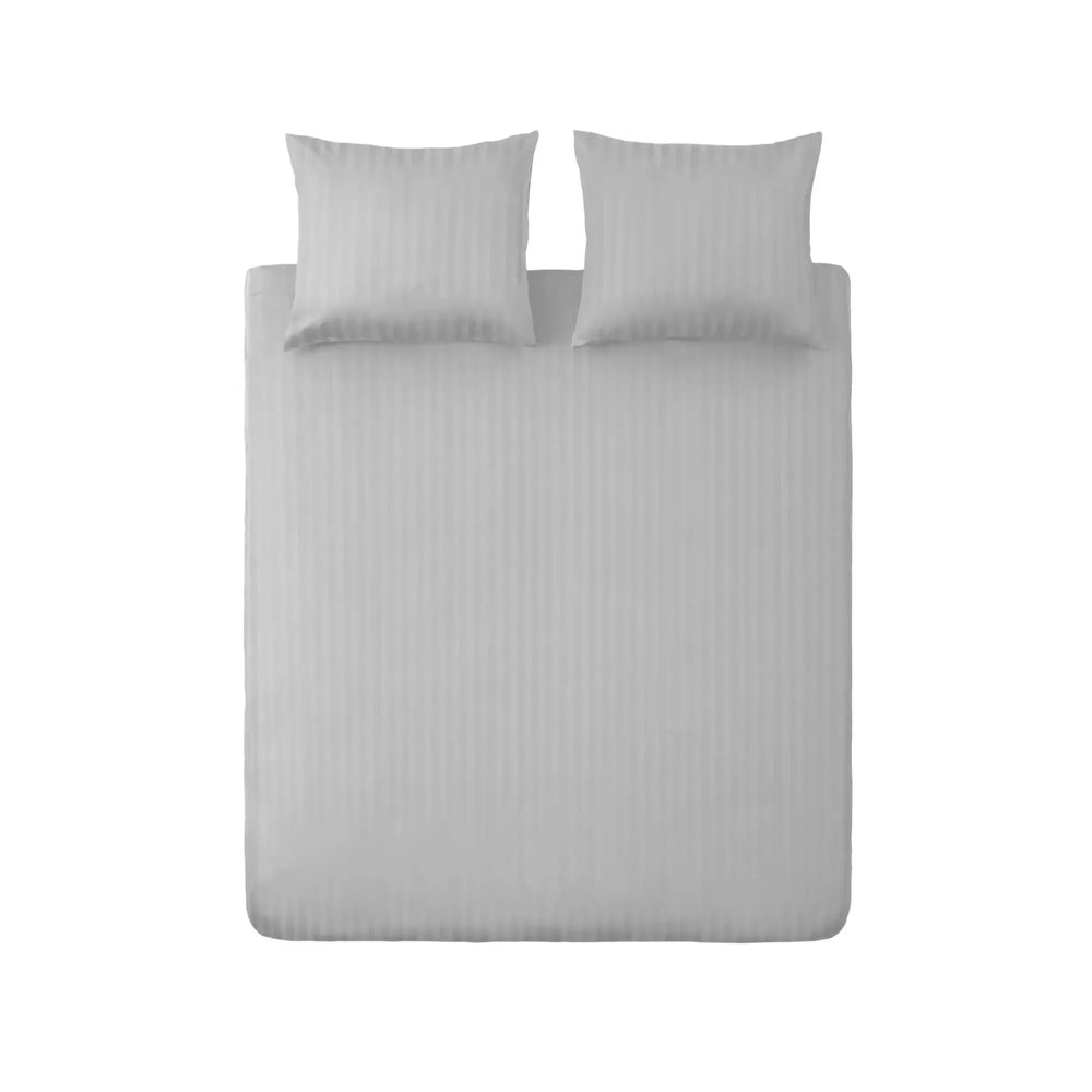 100% Cotton Sateen Duvet Cover Napoli - Grey