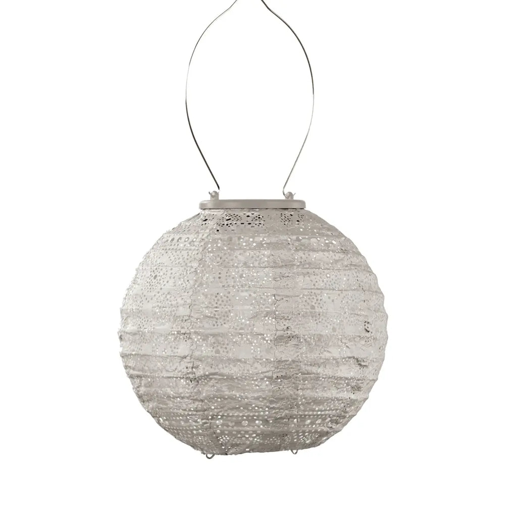 Solar Lantern Spectare Round - Light Taupe