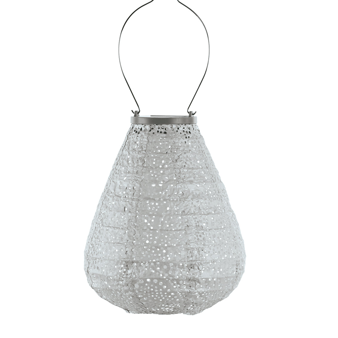 Lumiz Solar Lampion Paisley Tulip - 20 cm - Silver