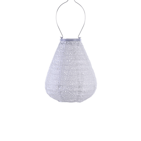 Lumiz Solar Lampion Paisley Tulip - 20 cm - Silver