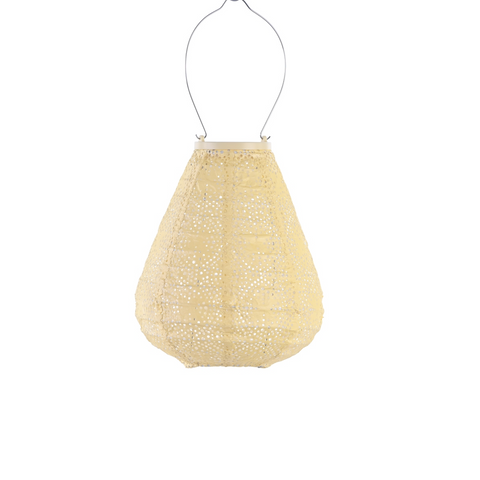 Solar Lampion Charme Tulip - 20 cm - Geel