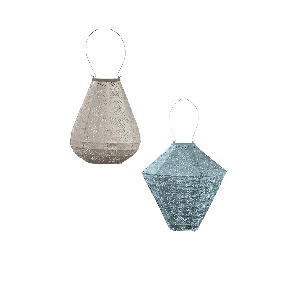 Solar Outdoor Lamp Hydrangea Set - 2 Pieces