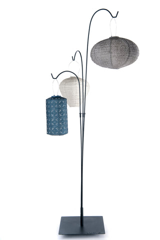 Lumiz Terras Standaard - Zwart Metaal - Lengte 192 cm
