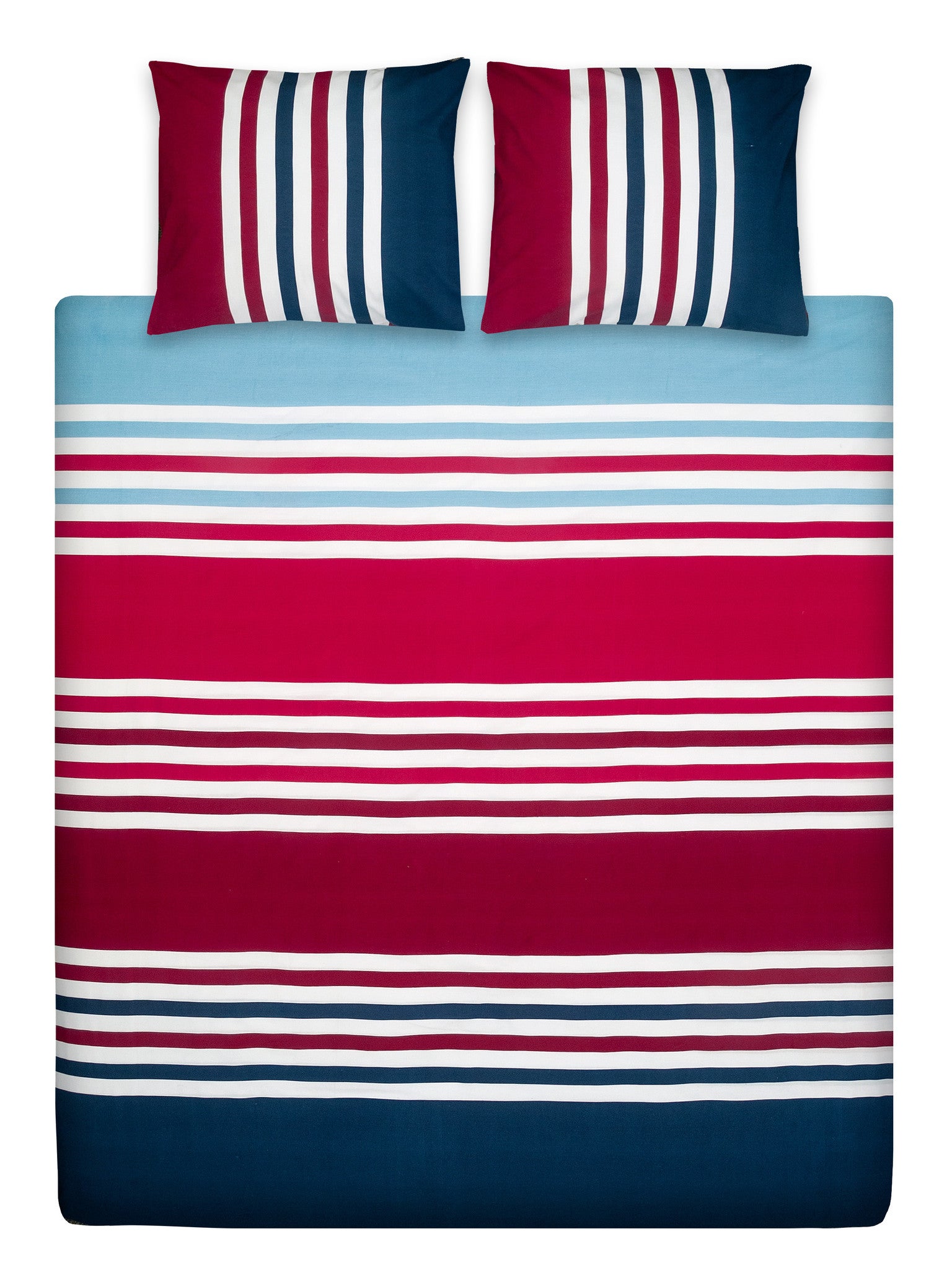 100% Katoenen Dekbedovertrek Trone Stripe
