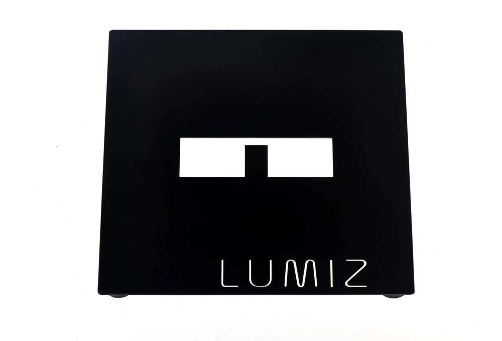 Lumiz Metallplatte - Schwarz