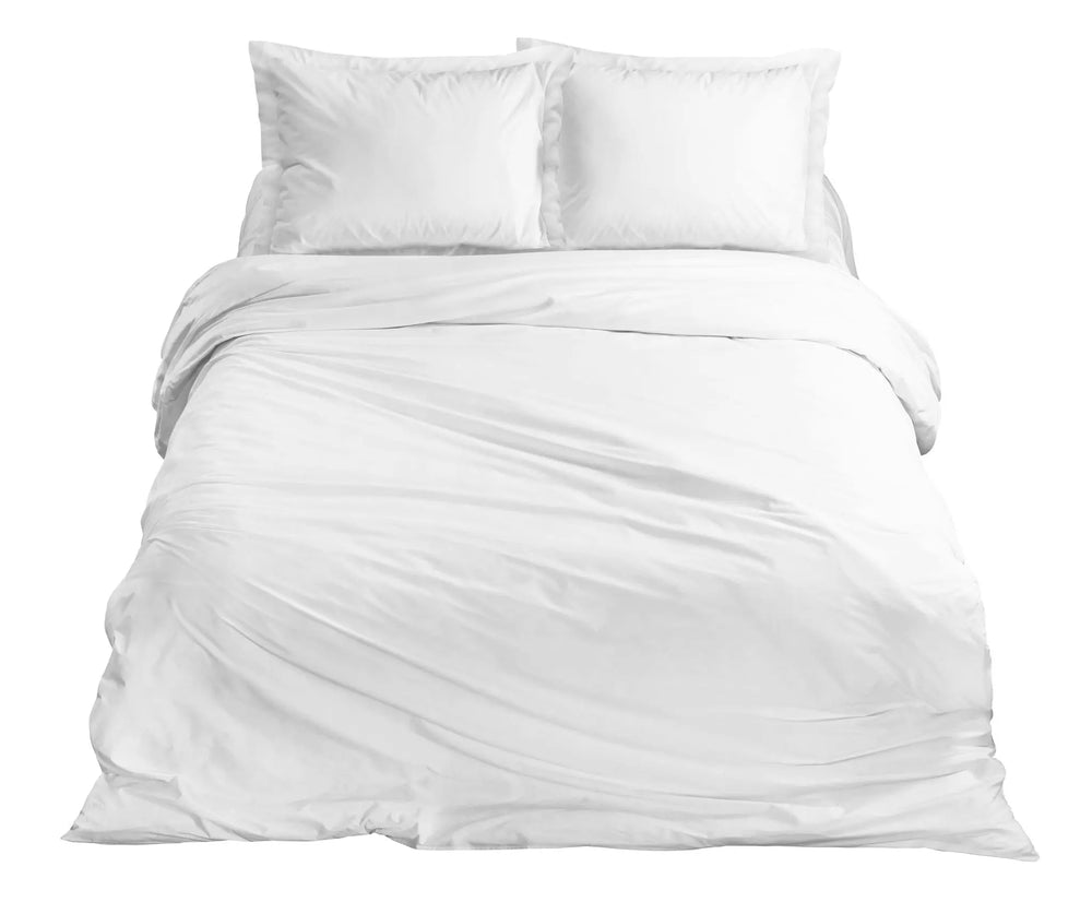 100 % Baumwollsatin-Bettwäscheset „White Whisper“