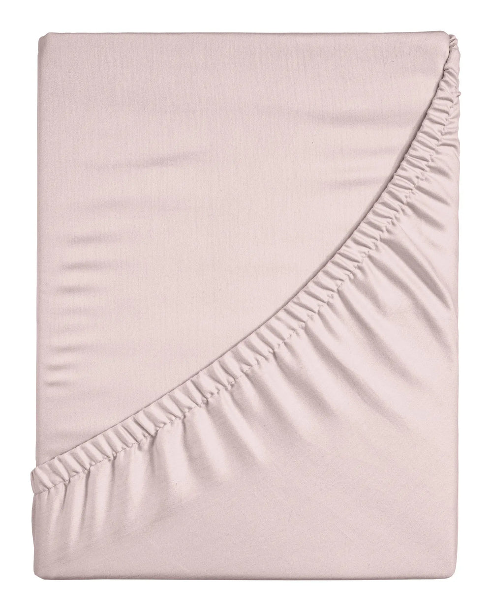 100 % Baumwollsatin-Spannbettlaken Blush