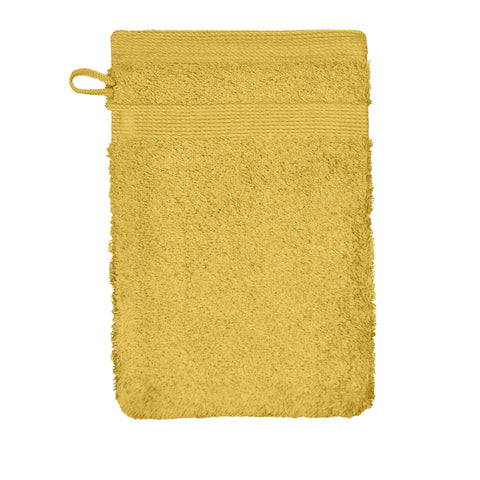 100% Katoenen Washandjesset - Geel